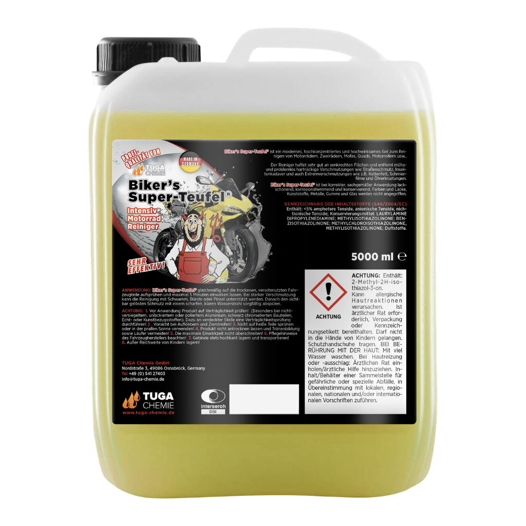 TUGA Chemie Biker’s Super-Teufel® - Motorradreiniger 5L