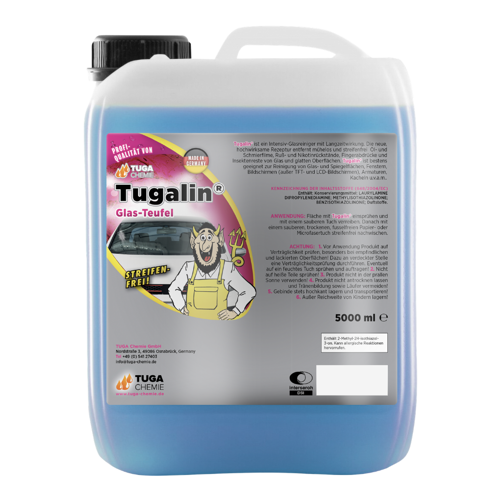 TUGA Chemie Glas-Teufel Tugalin® - Glasreiniger 5L