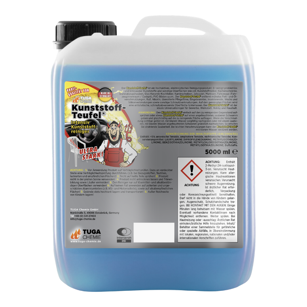 TUGA Chemie Kunststoff-Teufel® - Kunststoffreiniger 5L
