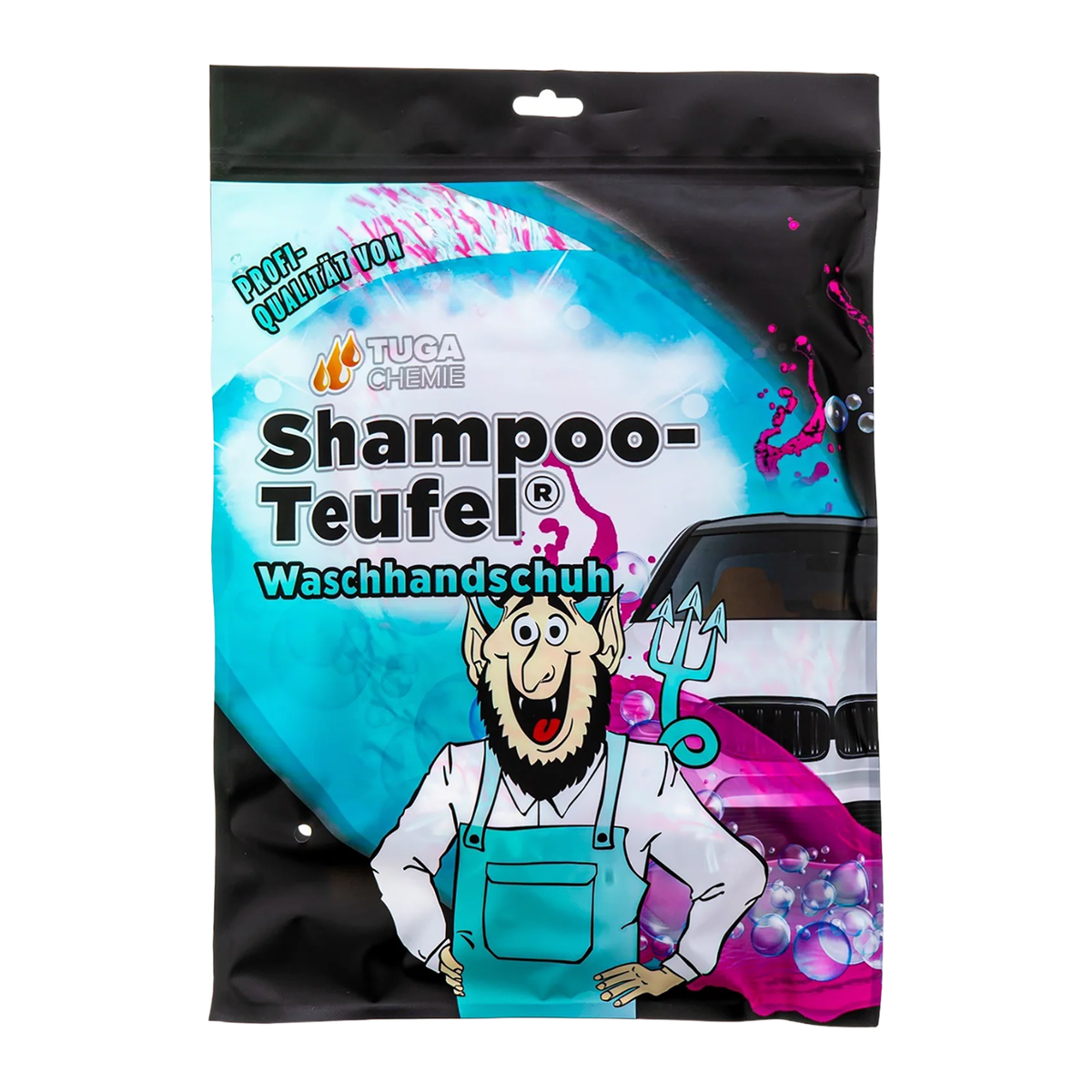 TUGA Chemie Shampoo-Teufel® - Waschhandschuh